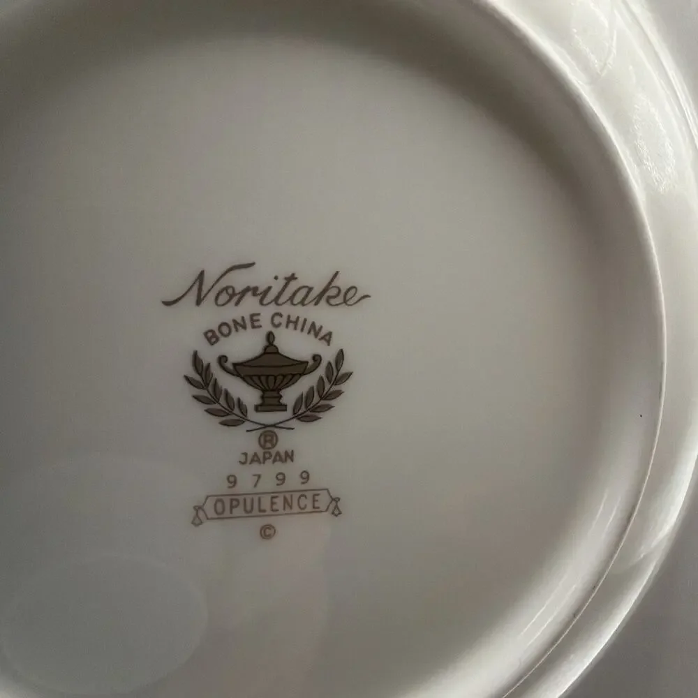 Noritake Bone China OPULENCE Soup Bowl Discontinued Made In Japan Nwt